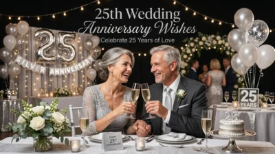 25th Wedding Anniversary Wishes