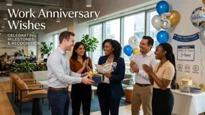Work Anniversary Wishes
