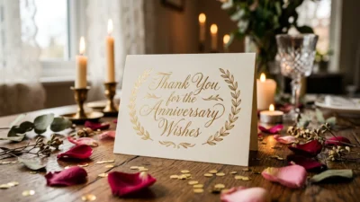 Thank You for the Anniversary Wishes