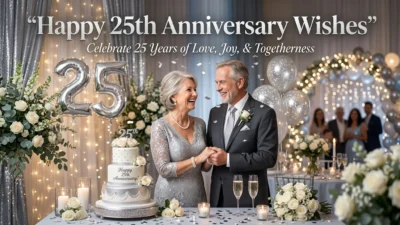 Happy 25th Anniversary Wishes