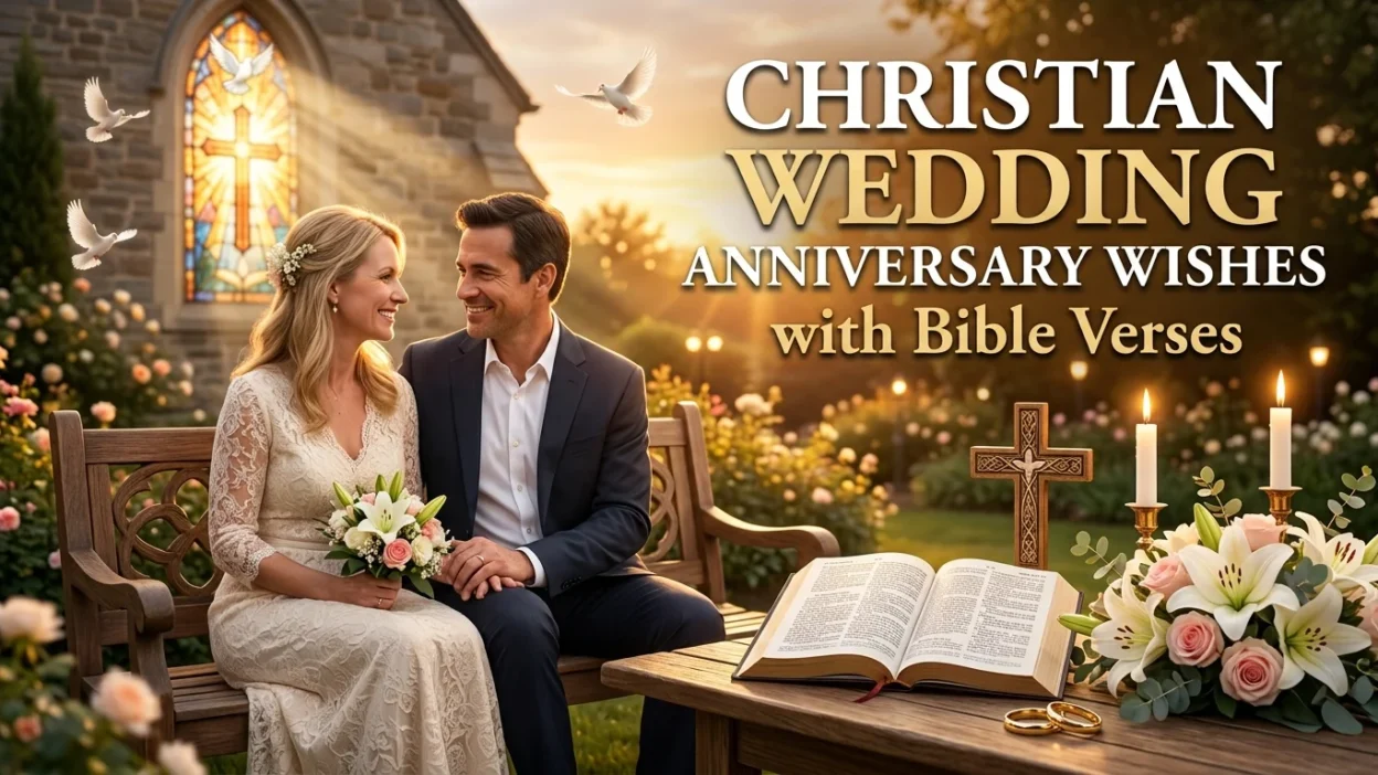Christian Wedding Anniversary Wishes with Bible Verses