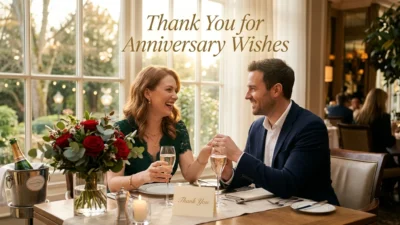 Thank You for Anniversary Wishes