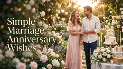 Simple Marriage Anniversary Wishes