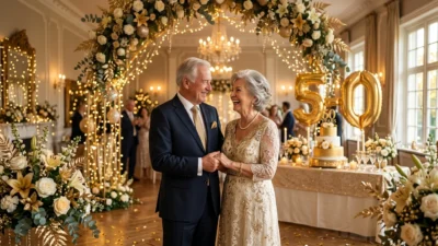 Short 50th Wedding Anniversary Wishes for Couple