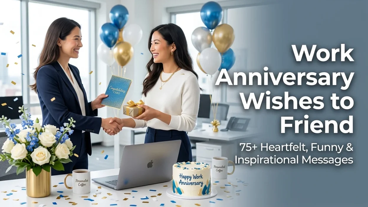 Work Anniversary Wishes to Friend