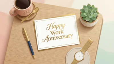 Work Anniversary Wishes to Employee