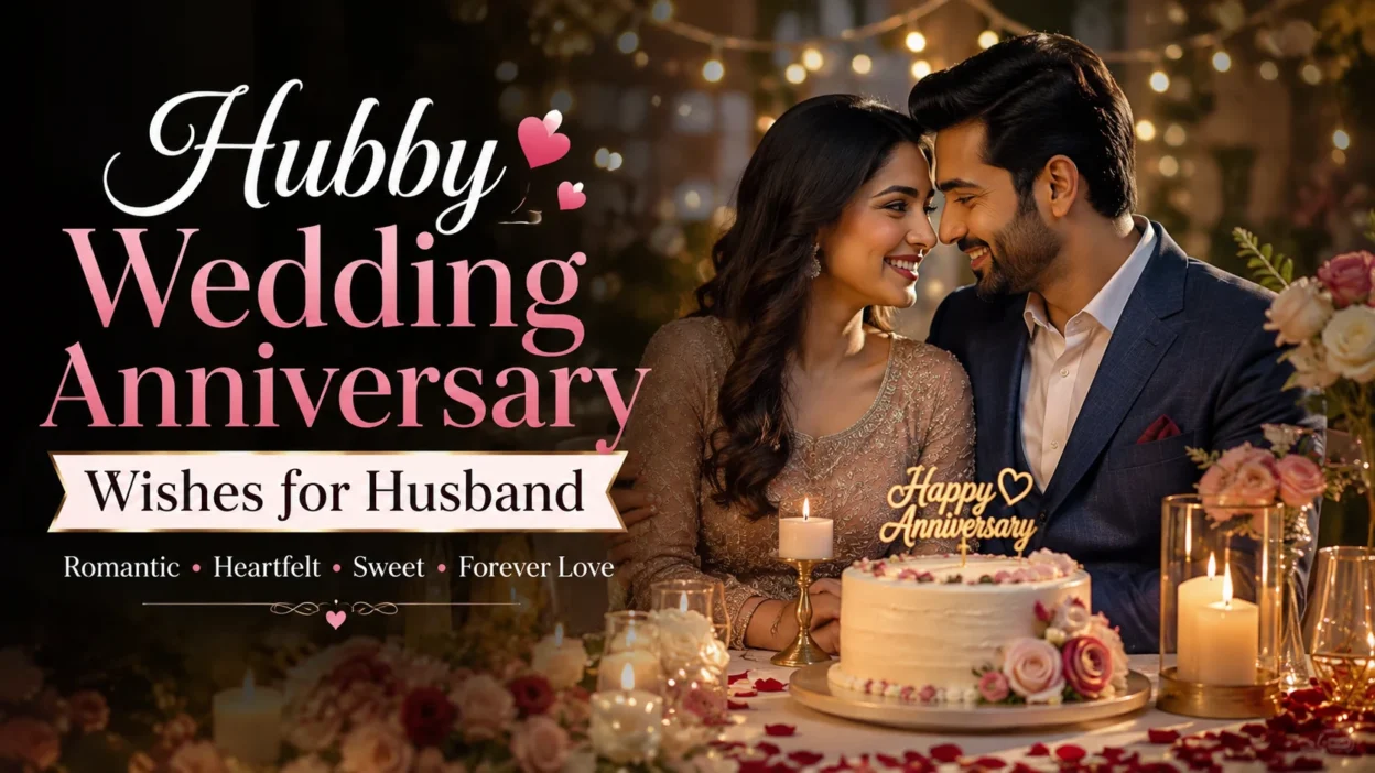 Hubby Wedding Anniversary Wishes for Husband