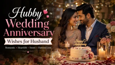 Hubby Wedding Anniversary Wishes for Husband