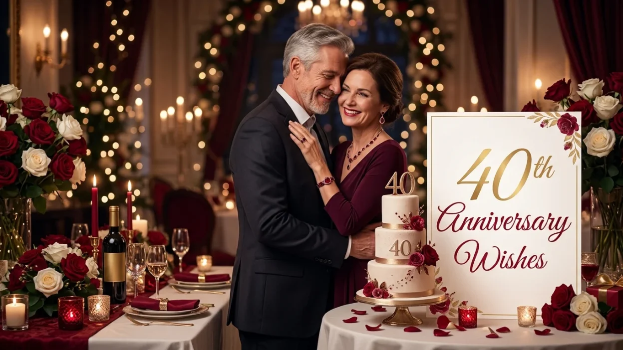 40th Anniversary Wishes