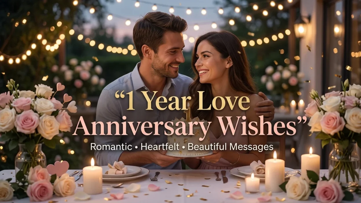 1 Year Love Anniversary Wishes