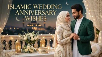 Islamic Wedding Anniversary Wishes
