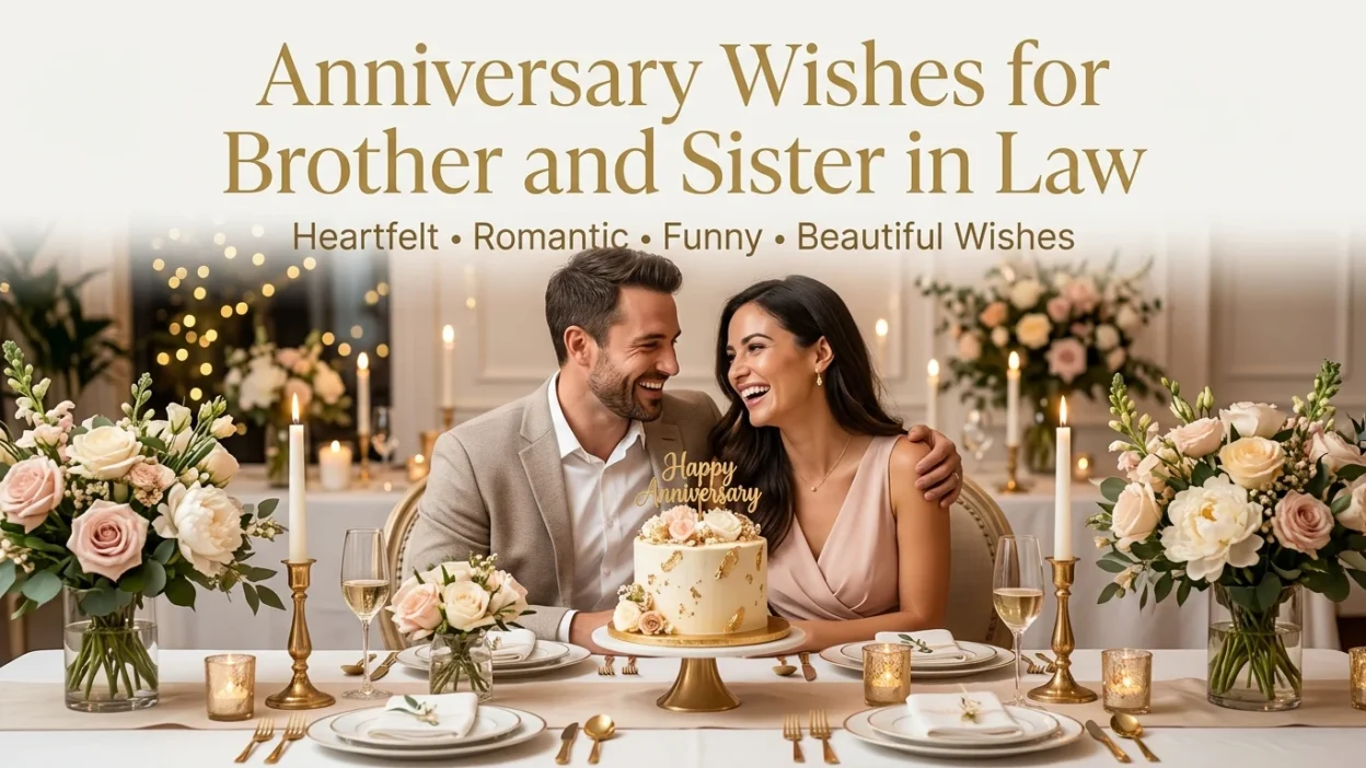 Anniversary Wishes for Brother and Sister in Law