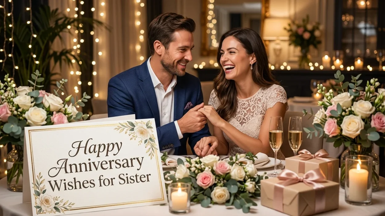 Happy Anniversary Wishes for Sister
