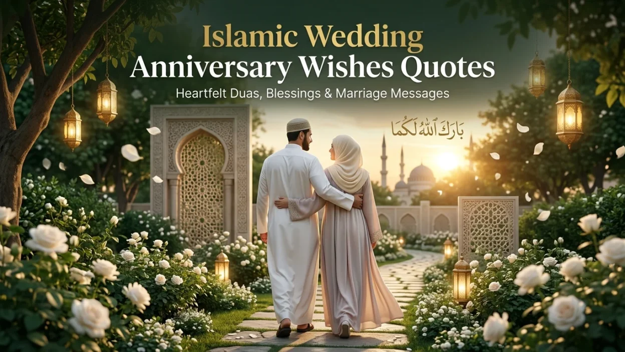 Islamic Wedding Anniversary Wishes Quotes