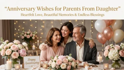 Anniversary Wishes for Parents From Daughter