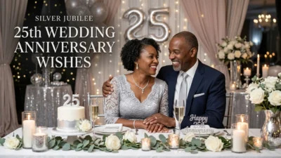 Silver Jubilee 25th Wedding Anniversary Wishes