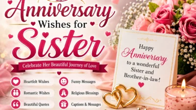 Anniversary Wishes for Sister